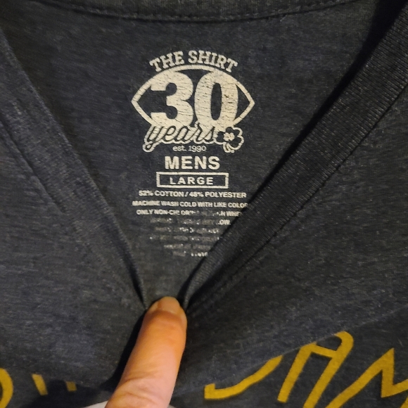 Men's 30th anniversary Notre Dame Tee - Picture 2 of 5